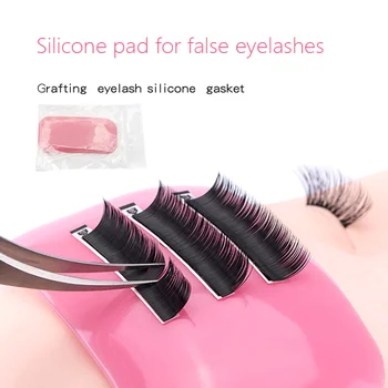 

Makeup Tool Forehead Sticker Pad Silicone Planting Graft Eyelash Extension Glue Tray Stand Pallet Pad Lash Tray Holder