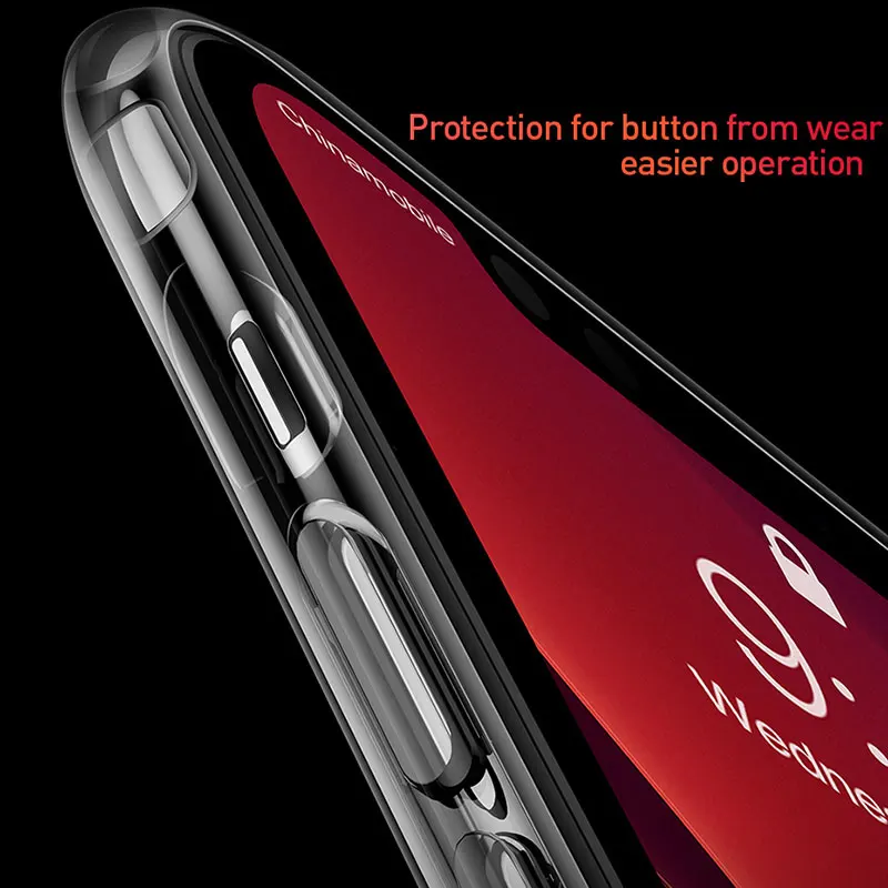 Противоударный чехол Baseus для iPhone 11 5,8 6,1 6,5 дюймов прозрачный чехол из ТПУ для iPhone 11 Pro 11 Pro Max Phone Capa Coque for чехол на айфон for iPhone 11 Case for чехол на айфон