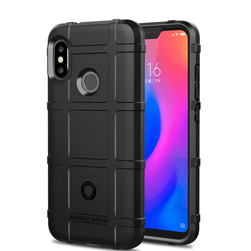 Чехол для Xio mi Red mi 7 Pro 6A 7A 8A защитный зеленый чехол для Xio mi Red mi Note 8 Pro 9T K20 5Plus mi 9 SE 8 Lite A2 A3 CC9 Go чехол - Цвет: Black