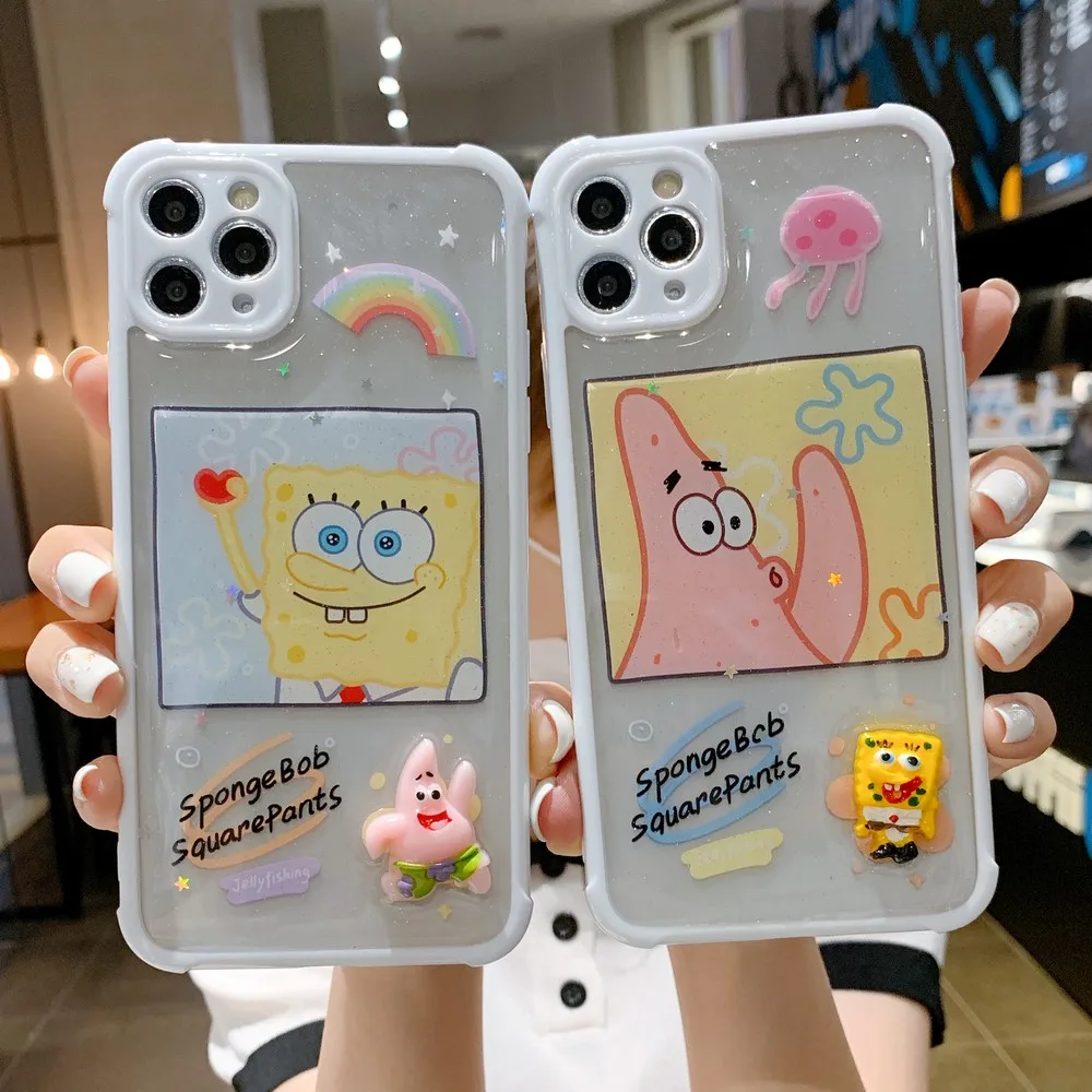 

Cartoon transparent dustproof and shatterproof phone soft case forApple 6 6s plus 7 8 7plus 8plus x XR XS Max 11 11pro Max