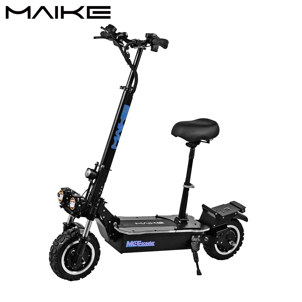 

MK8 New arrival Maike MK8 adult off road 3200W dual motor 1600W*2 offroad foldable electric scooter