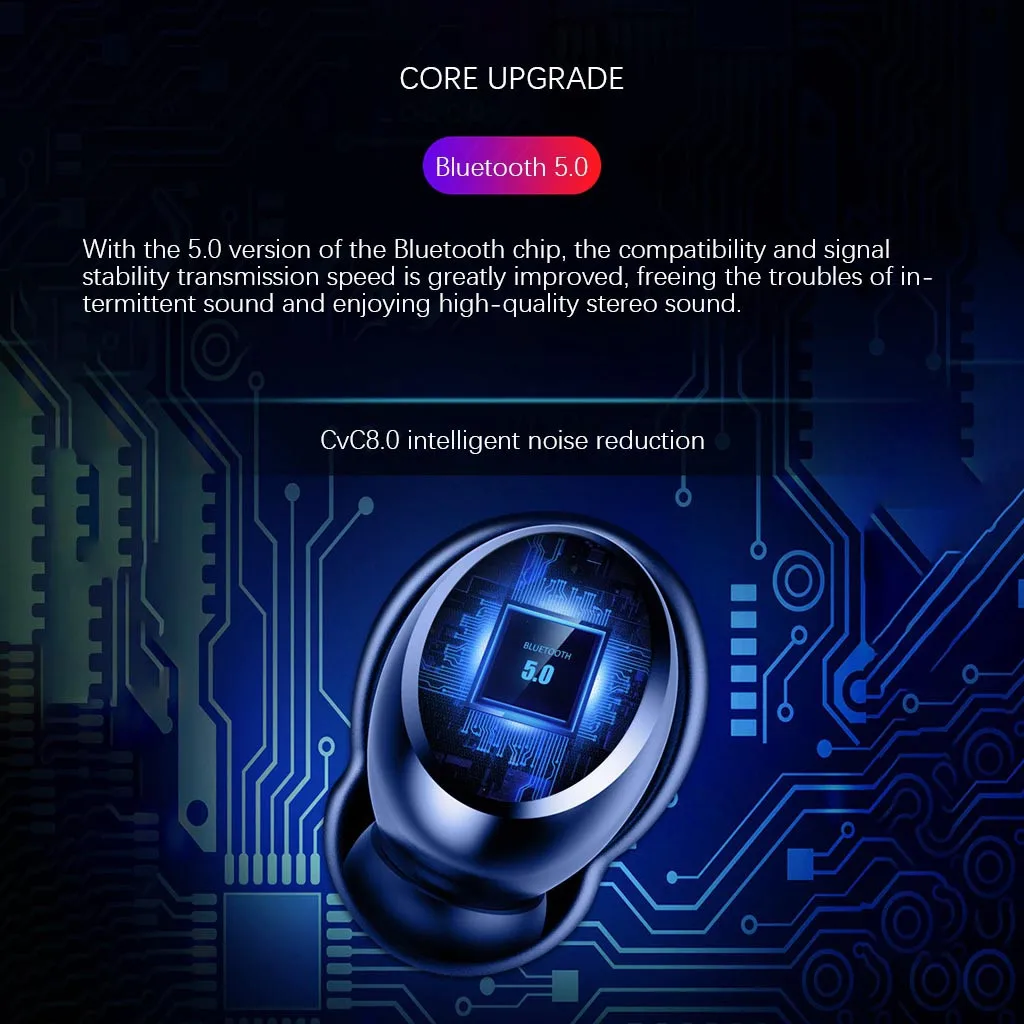 VOBERRY,, мини наушники, беспроводные наушники, Bluetooth 5,0, стерео наушники, чехол для зарядки Iphone, Xiaomi Redmi K30