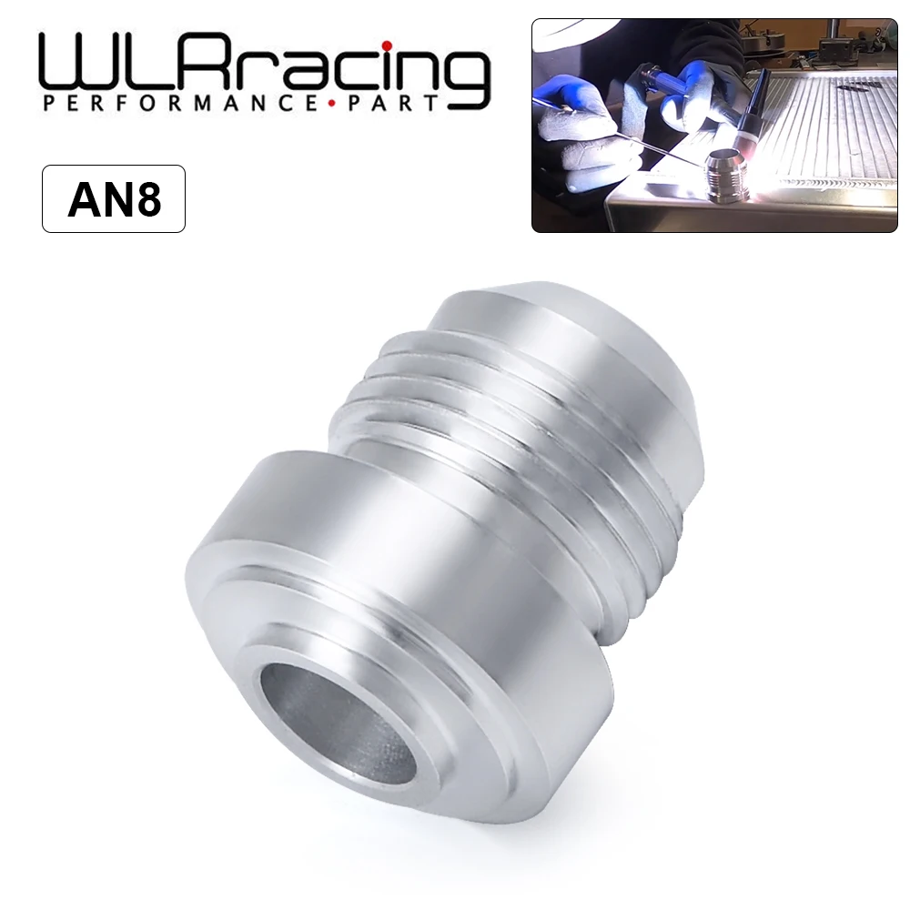 WLR RACING высокое качество алюминиевый AN8 AN прямой мужской сварочный фитинг адаптер
