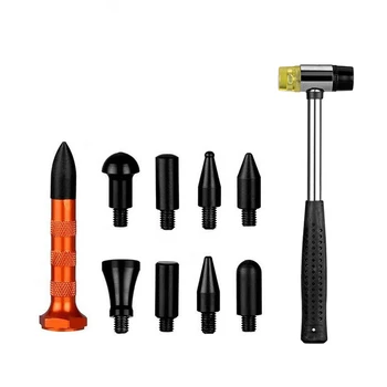 

Tools Paintless Dent Repair Tool Dent Removal Repair Hammer Tap down with 9 heads