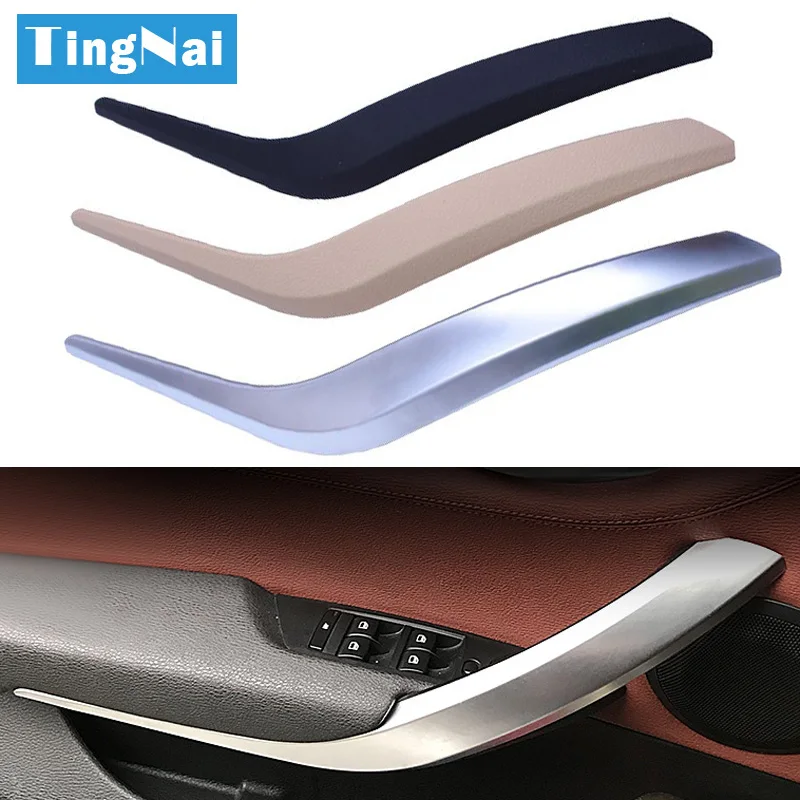 

Upgraded 4PCS Set Interior Door Pull Handle Armrest Outer Cover Trim For BMW X1 E84 2010-2016