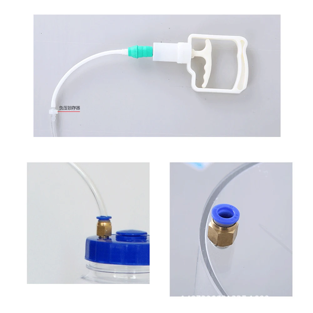 Online 2L succión de gran capacidad Universal Automobiles herramientas de coche bomba Manual de la reparación portátil con la marca de la garrapata manguera vacío aceite Cambio