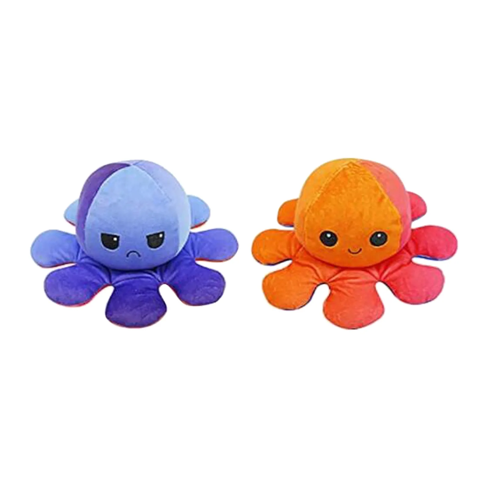 

kawaii Kids Soft Octopu Plush Stuffed Toy игѬђка Animal Companion Double-sided Flip Doll among us pieuvre réversible подаѬки