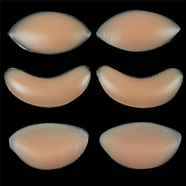 Waterproof Extra-light Silicone Chicken Cutlets Bra Inserts - Soft Push Up  Enhancer Pads for Summer Swimsuits & Bikini : : Fashion