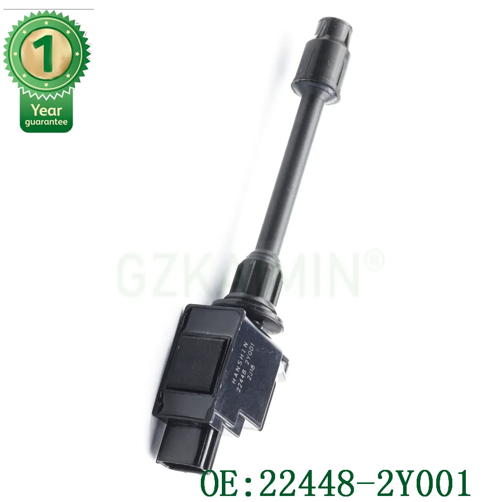 Высокое качество набор 6 шт. новая катушка зажигания 22448-2Y001+ 22448-2Y005 для Nissan для MAXIMA для Infiniti I30 2000-2001