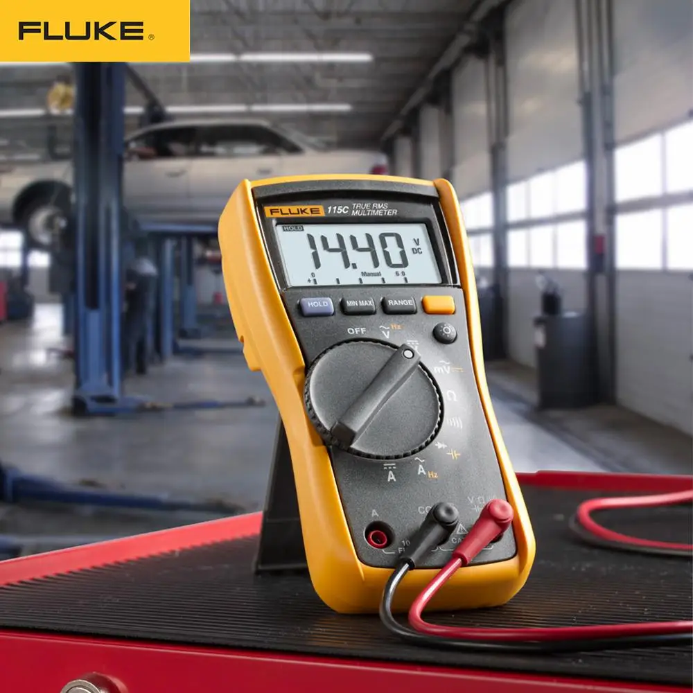 Fluke 115 115C True RMS мультиметр тестер Цифровой мультиметр Профессиональный портативный цифровой тестер