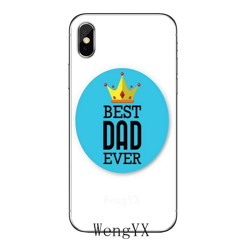 Лучший папа на свете Father's Day для samsung Galaxy S10 lite A10 A30 A40 A50 A60 A70 A6 A8 J4 J6 плюс A9 J8 prime ТПУ мягкий чехол - Цвет: Best-Dad-Ever-A-01