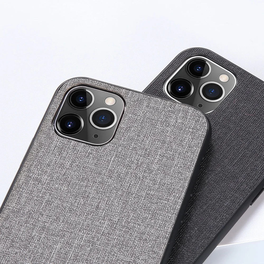 KISSCASE Phone Case For iPhone X XS MAX XR 11 11 Pro Matte Cloth Back Case 5