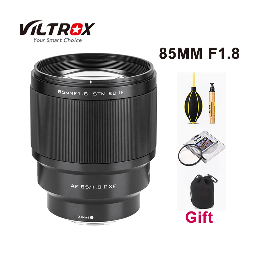 VILTROX 85 мм F1.8 Mark II объектив камеры с автофокусом полная Рамка X Крепление для Fujifilm
