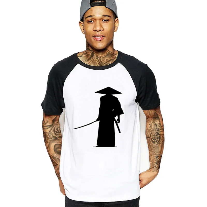 

2020 Summer Fire Samurai T shirts Men's O Neck Short Sleeve Japanese Anime Tshirts Male Teen Clothes funny black white t-shirtS