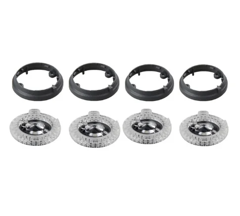 4pcs cover and base Для DJI Spark часть подлинный-светодиодный приглушенный свет крышка лампы и крышка лампы пластина/база для защиты лампы Spark Замена компонентов - Цвет: 4pcs cover and base