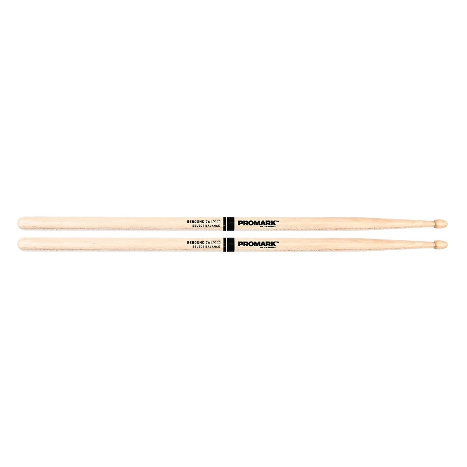 Promark от D'addario RBH535AW выберите баланс Rebound 7A. 535 &quotHickory Acorn деревянный наконечник