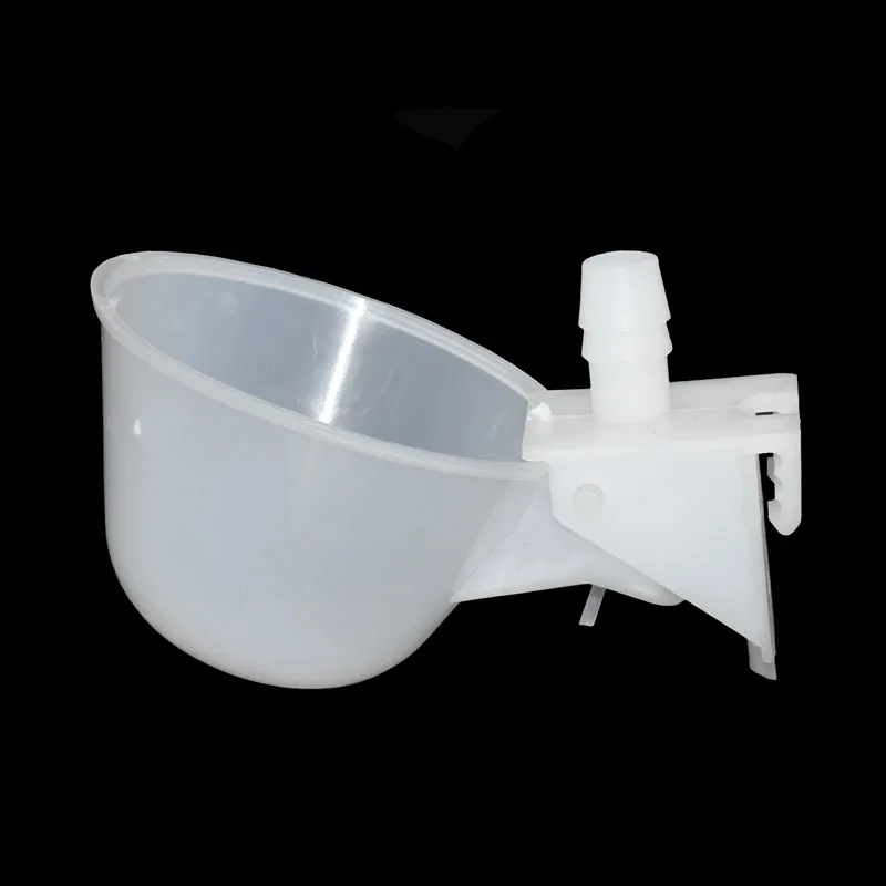 50 pcs Chicken drinking Cups Quail waterer bowls Bird glass Animal husbandry tools Automatic Bird Coop Feeder Drinking Cups