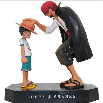 

2020 Anime One Piece Shanks Straw Hat Luffy PVC Action Figure Doll Color Boxed Collectible Model Toy Decoration Christmas Gifts