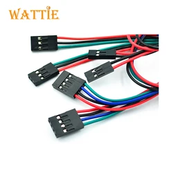 Impressora 3d 70cm 2/3/4pin fêmea cabo jumper dupont cabo fêmea