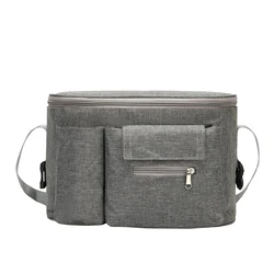 Porte bouteille universel avec fermeture éclair, sac d'extérieur suspendu pour landau, en tissu Nylon, résistant à l'usure et à l'eau 
