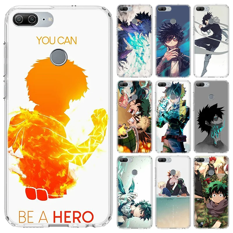 

My Hero Academia Case For Huawei Honor 10 9 Lite Y5 Y6 Y7 Y9 2019 9X 8X 8S 8A Pro 7A 10i 20 Nova 6E V30 Phone Coque Cover