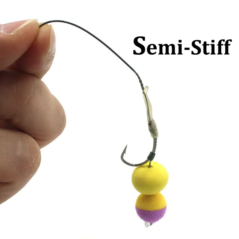 5m Coated Hooklink Carp Fishing Line 8 Strand Braid Carp Wire Hook Links for Carp Chod Hair Rigs Fishing Tackle 5
