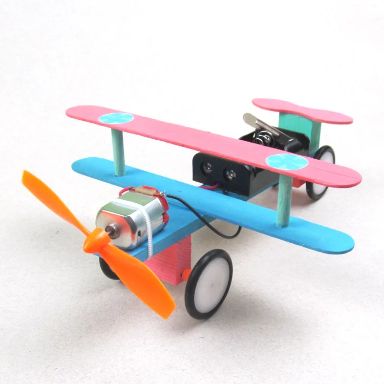 

Science And Technology Small Material DIY Science Experiment Electric Sliding Airplane for Making Handmade with Motor Physical T