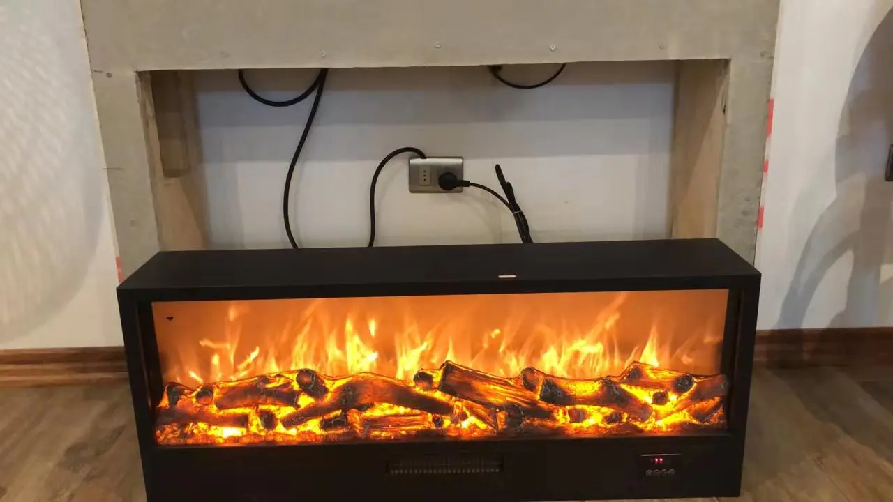 180x15x40cm Living Room Decoratation Embedded Electric Fireplace With  Heater - AliExpress