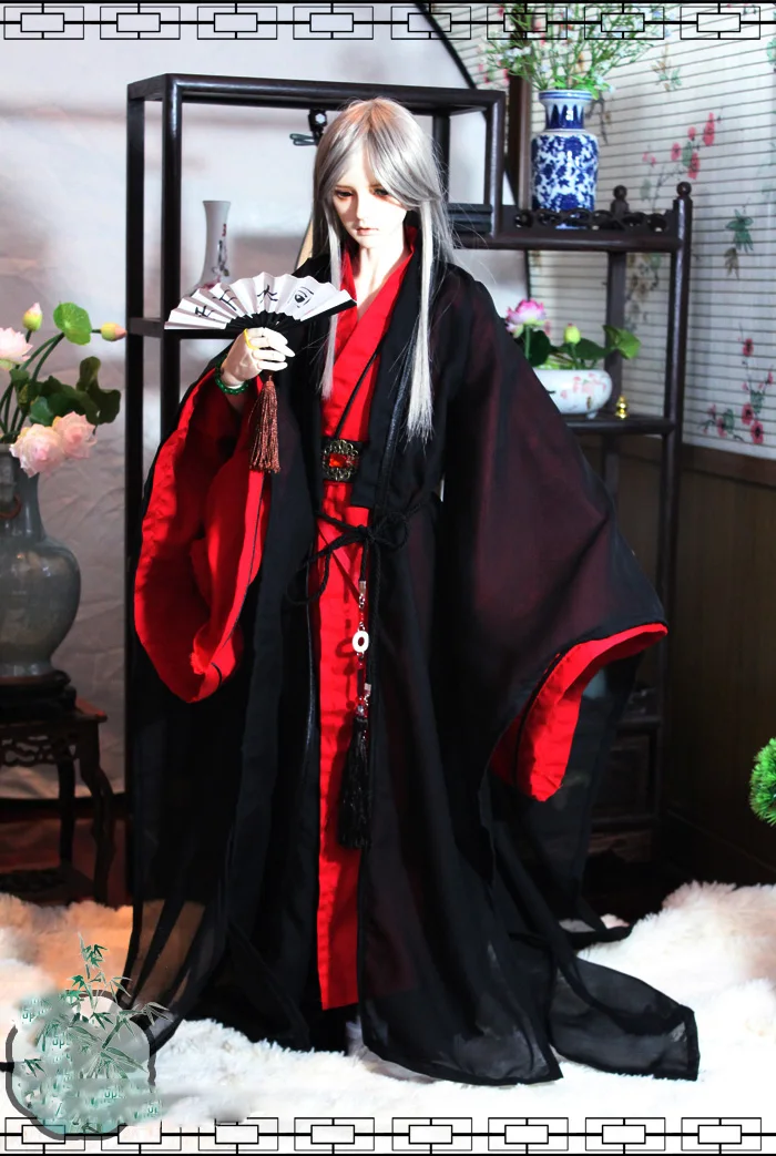 

1/4 1/3 scale BJD clothes ancient costume dress Hanfu for BJD/SD MSD SD13 SSDF ID72 HID strong Uncle doll accessories C0212