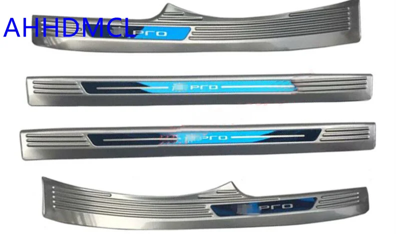 Автомобильная Накладка на порог полосы порога полосы для BYD Qin Pro гибридный привод версии