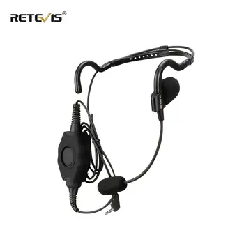 

EHK006 Behind-the-Head Tactical Headset Boom Microphone With IP54 Waterproof PTT For Kenwood 2 Pin Walk Talk C9127A