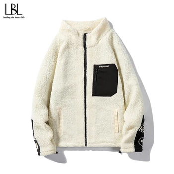 

Warm Jackets Men Winter Autumn 2020 Casual Mens Jacket Lambswool Streetwear New Fashion Coats Man Women Brand Clothing Plus Size