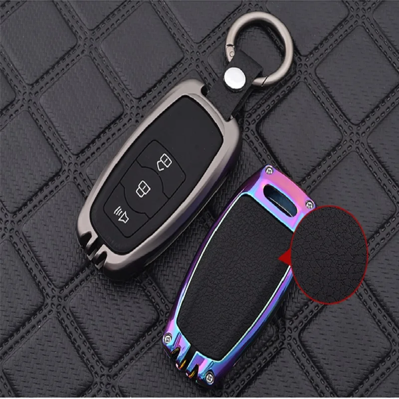 Zinc alloy+ silica Car key case Keyring for Great Wall HAVAL H2 H6 H7 H8 H9 Hover H7L H2S H1 H2 H5 H6 Coupe C50 Car Accessories