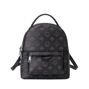 

KYYSLO Luxury print Design Female Backpack Women Bag Korean Fashion Women's Backpack Large Capacity High Quality PU Travel Bag