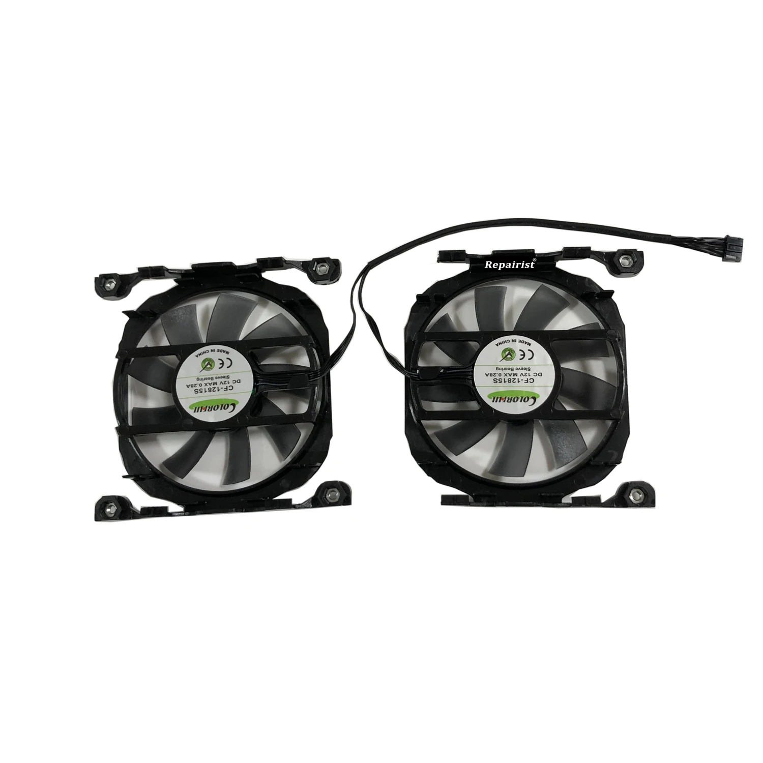 

2Pcs/Set CF-12815S GPU VGA Cooler Fan For Leadtek Winfast GTX 970 Hurricane ELSA GeForce GTX970 RTX 2070 S.A.C Cards Replace