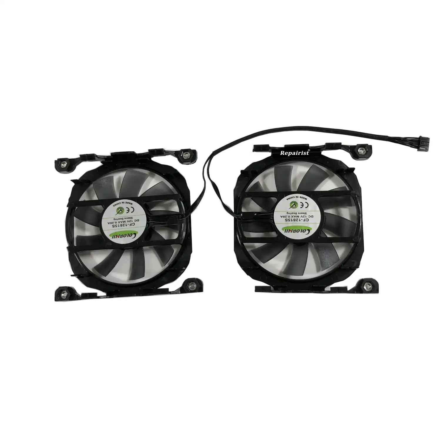 2pcs Set Cf s Gpu Vga Cooler Fan For Leadtek Winfast Gtx 970 Hurricane Elsa Geforce Gtx970 Cards Cooling Fans Cooling Aliexpress