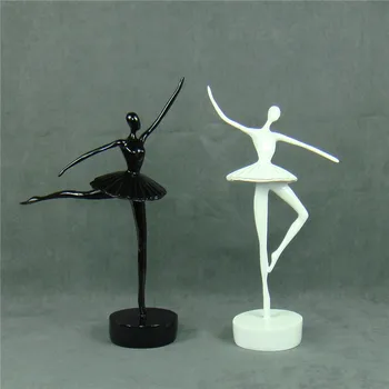 

Modern Abstract Ballet Dancer Figurine Handmade Resin Ballerina Statue Decor Home Art and Craft Ornament Present Accessories