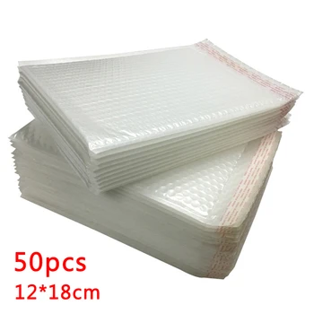 

50PCS PE Self Seal Bubble Bag Mailer Padded Envelope Shipping Bag Packaging Envelope Wedding Bag Gift Bag Shipping Envelopes