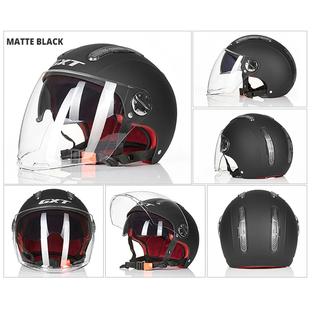 GXT мотоциклетный шлем Летний с открытым лицом двойной объектив Casco Capacetes
