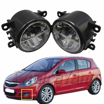 

2x Car Exterior Accessories High bright White 6000K LED Fog Lamps For Opel Meriva OPC 2003-2009