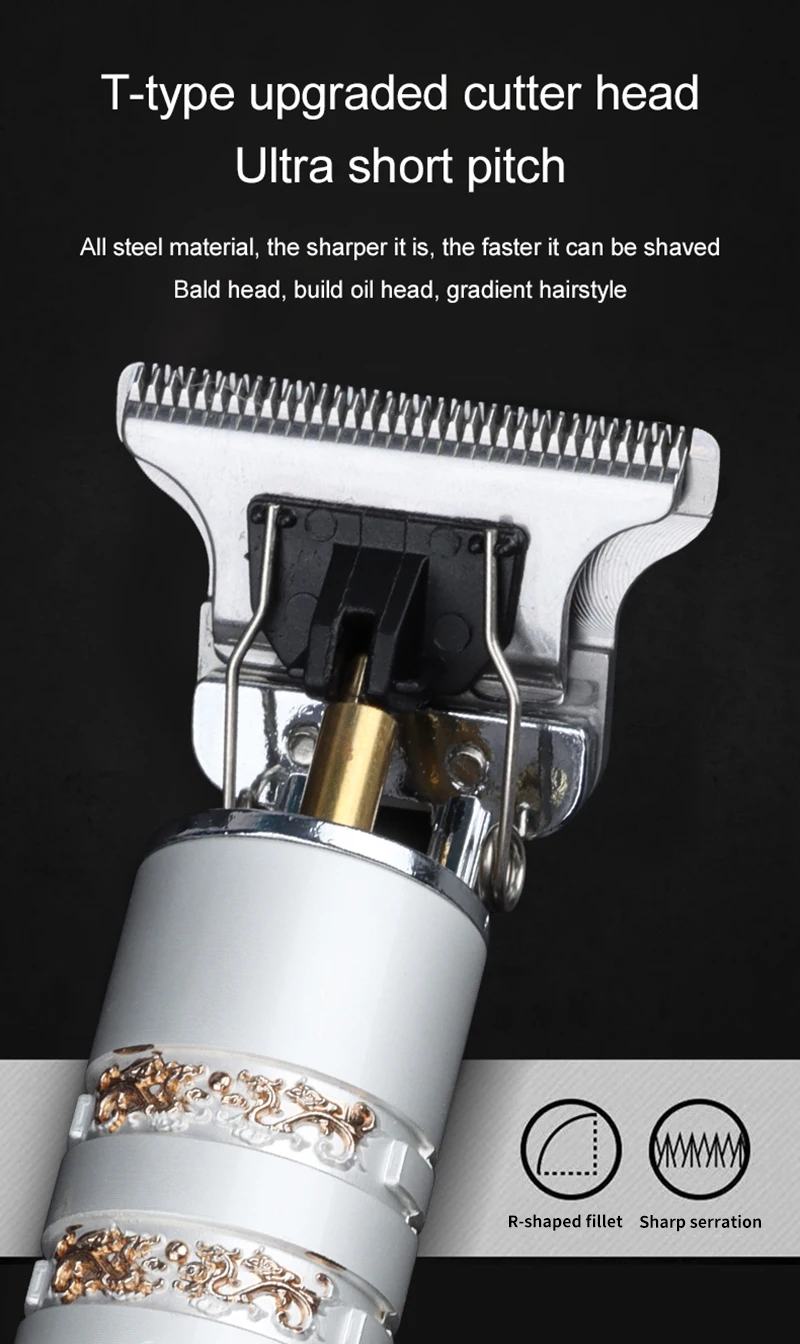 2022 T9 Hair Trimmer Machine Cordless Hair Cutter