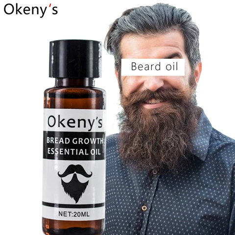 New Beard Growth Oil Beards Hair Thicker Essence Mustache Thick Sideburn  Sunburst Alopecia Serum Product Beard Shaping