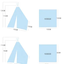 Черный и Белый Индийский шатер детей синий зеленый INS небольшой шатер белый сетки маленький дом девочек младенческой