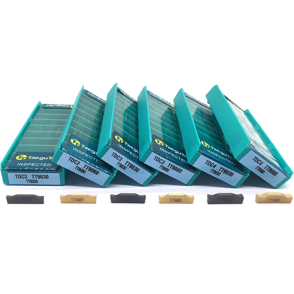 10pcs TDC4 TT9030 inserts CNC TTER2525-4T25 External grooving cuttting holder