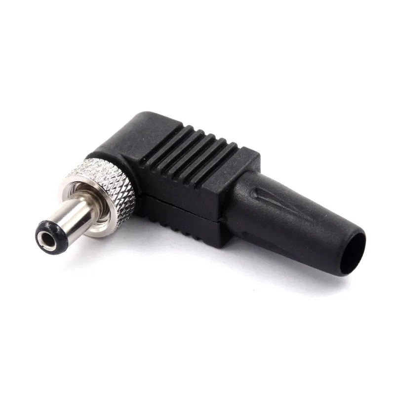 

2PCS 90 Degree Male 5.5x2.1mm Type L Plug DC Power Male Plug