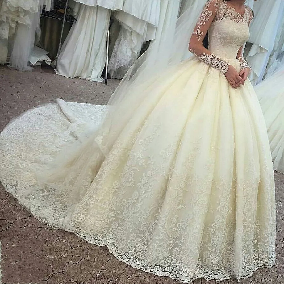 Сексуальные женские простые винтажные Свадебные платья Casamento 2019 свадебное платье с длинными рукавами
