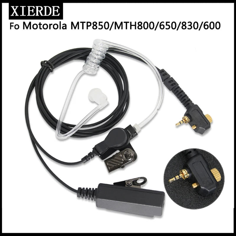 XIERDE Air guide гарнитура для Motorola MPT850 MTS850 MTS850 MTH600/800 двухстороннее радио