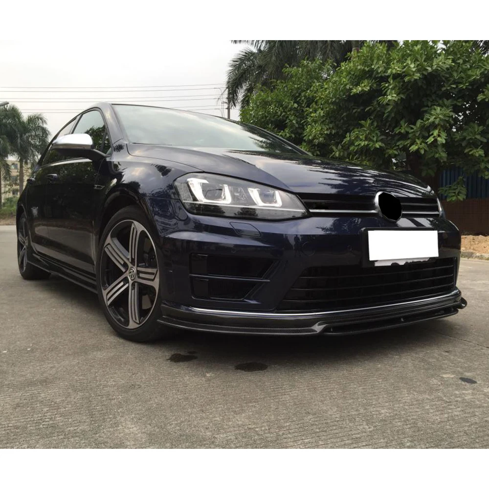 Передний бампер для Volkswagen VW GOLF 7 VII MK7 R LINE Hatchback 2014 2017 2 шт./компл.|bumper lip spoiler|front bumper