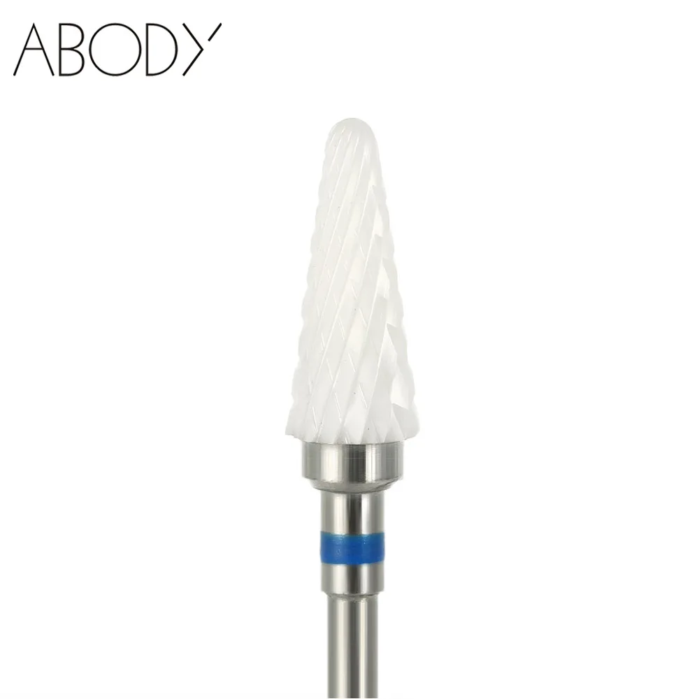 

Ceramic Flame Nail Drill Bit 3/32'' Cuspidal Grinding Stone Head for Dead Skin Nail Polish Manicure Pedicure Cutter Machine Tool