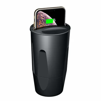 

Car Wireless Charger Cup Charge Stand Charging Mount Phone Holder for Smartphone